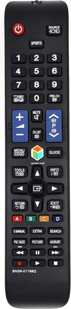 Ersatz Fernbedienung für Samsung TV UE50JU6850U | UE50JU6850U/XZG | UE50JU6850UXZG |