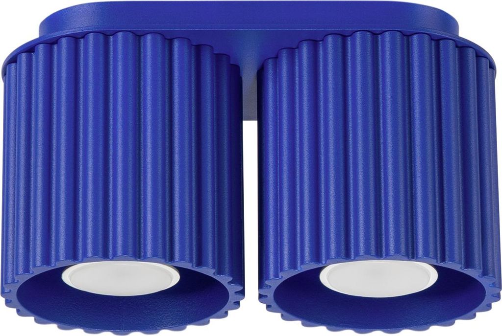 Plafond AURA 2 ultramarin GU10 2xGU10 10W Aluminium 12x10x21cm Sollux Lighting