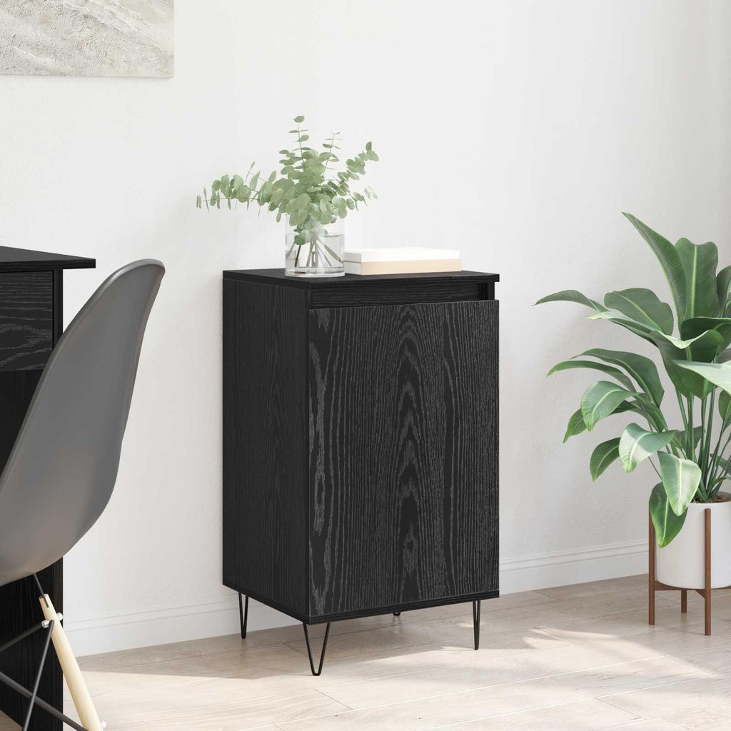 Maison Exclusive - Sideboard Schwarz Eichen-Optik 40 x 35 x 70 cm Holzwerkstoff
