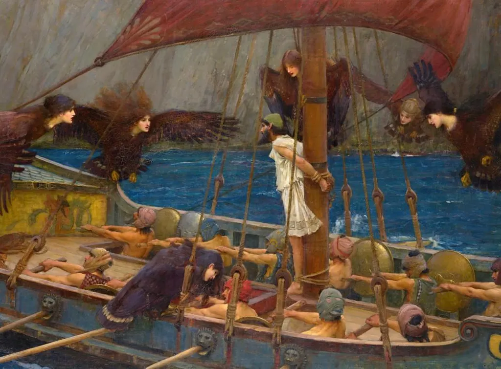 Puzzle 2000 pièces détente et concentration Ulysse et les Sirènes Art