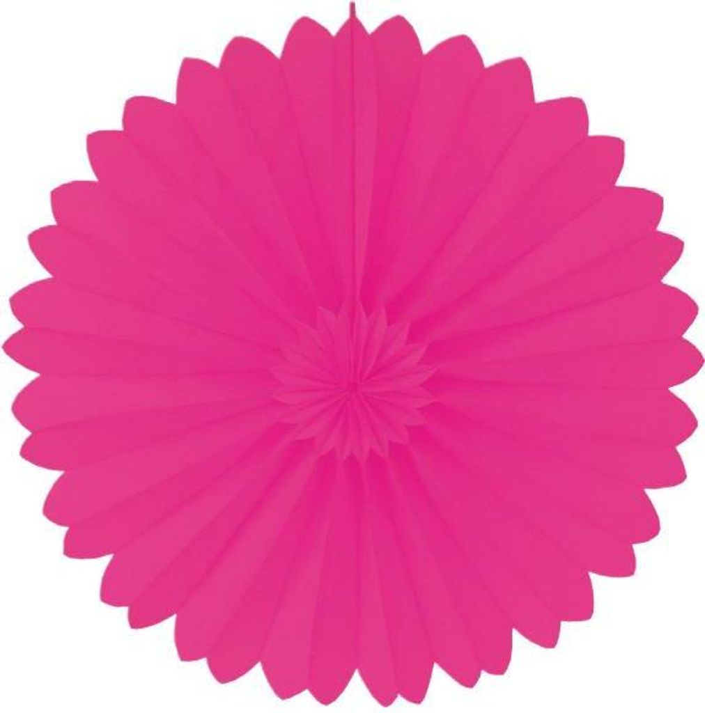 Dekofächer Pink 60cm, schwer entflammbar
