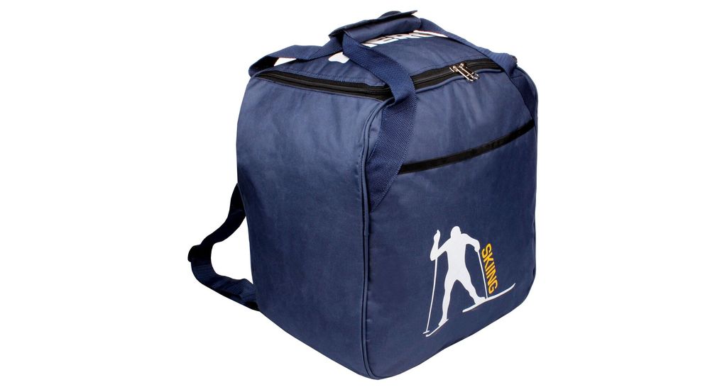 Ski Rucksack Tasche für Skischuhe und Helme navy Produktbild 