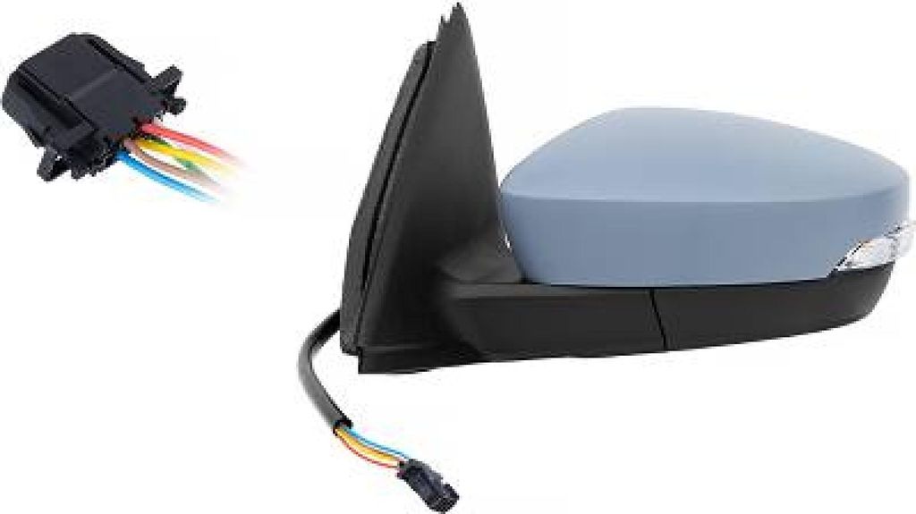 DIEDERICHS 7807125 Außenspiegel Seitenspiegel Links für SKODA FABIA (NJ3) Konvex Beheizt Grundiert