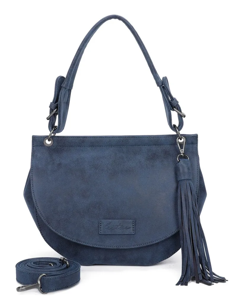 Borsa Fritzi aus Preußen Fritzi41 Hobo True Blue Vintage - Originale