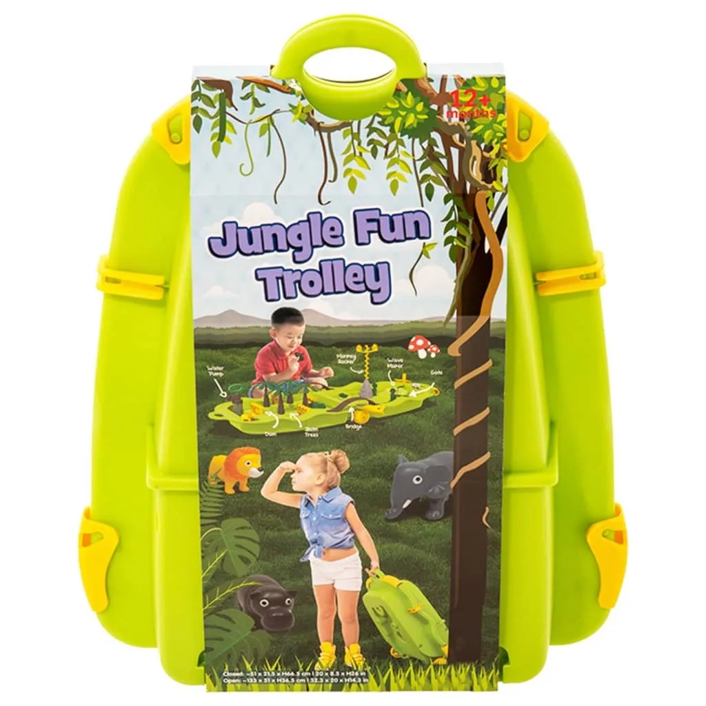 Table de Jeux d'Eau Jungle 66cm - Coffret Polypropylène pour Jardin - 9