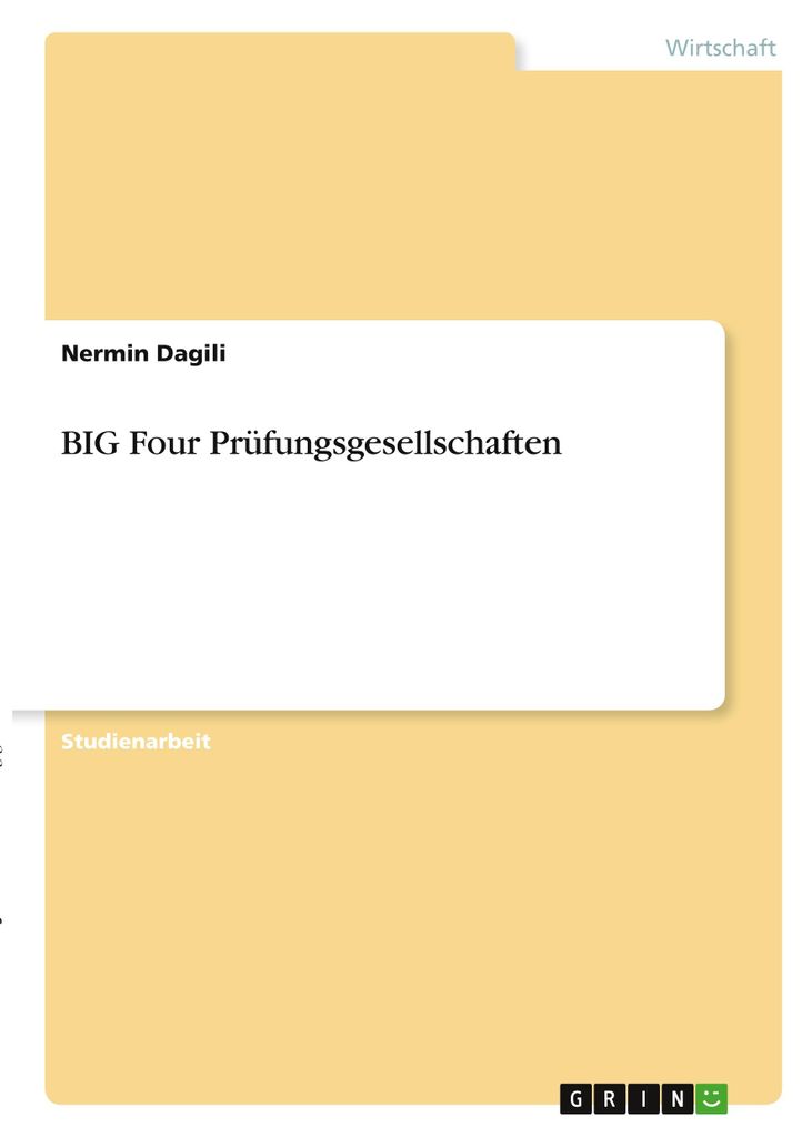 BIG Four Prüfungsgesellschaften