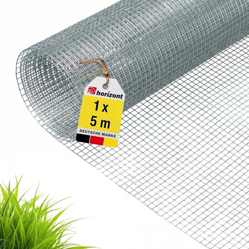horizont Wühlmausgitter - 1 x 5 m - Maschenweite 6,3 mm - Produktbild 