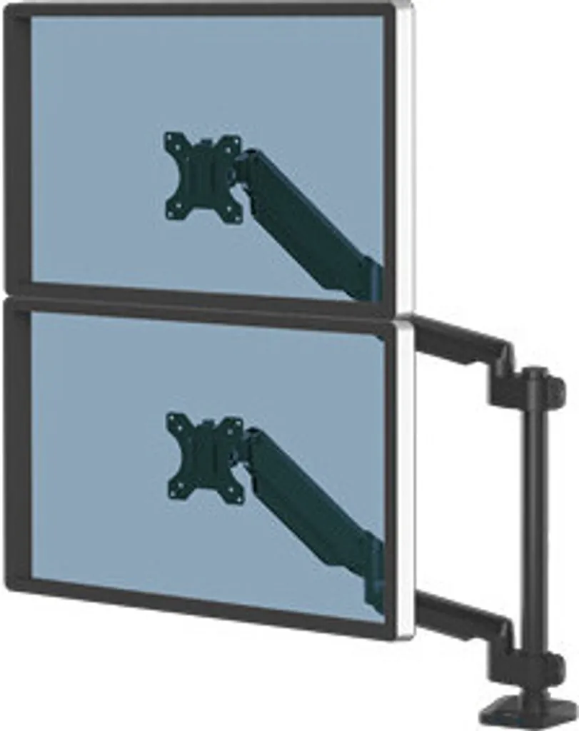 Fellowes 8043401 Support Écran Plat 32'' à Fixation Stable et Ergonomique
