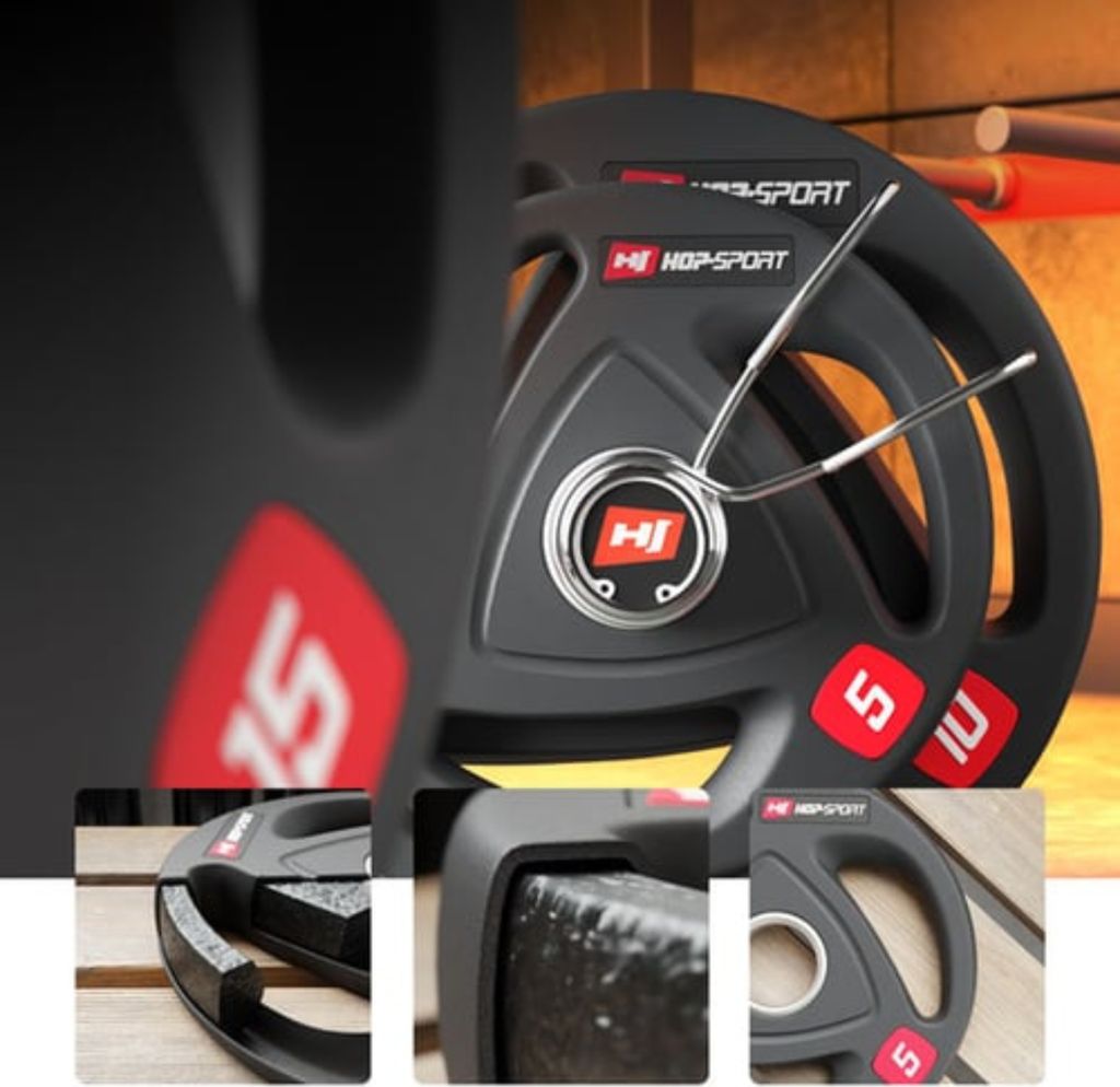 Hop-sport Sada olympijských závaží 2 x 10kg | Olympijský Obrázok produktu 