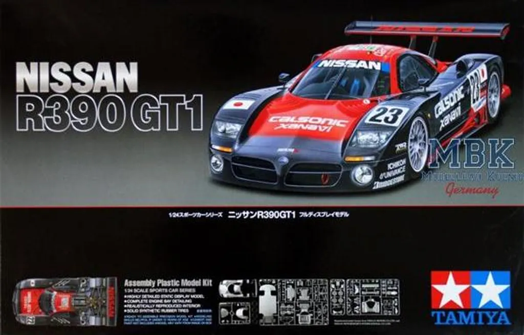 Nissan R390 GT1 Tamiya 1:24 Maquette Précise sans Défauts d'Ajustage