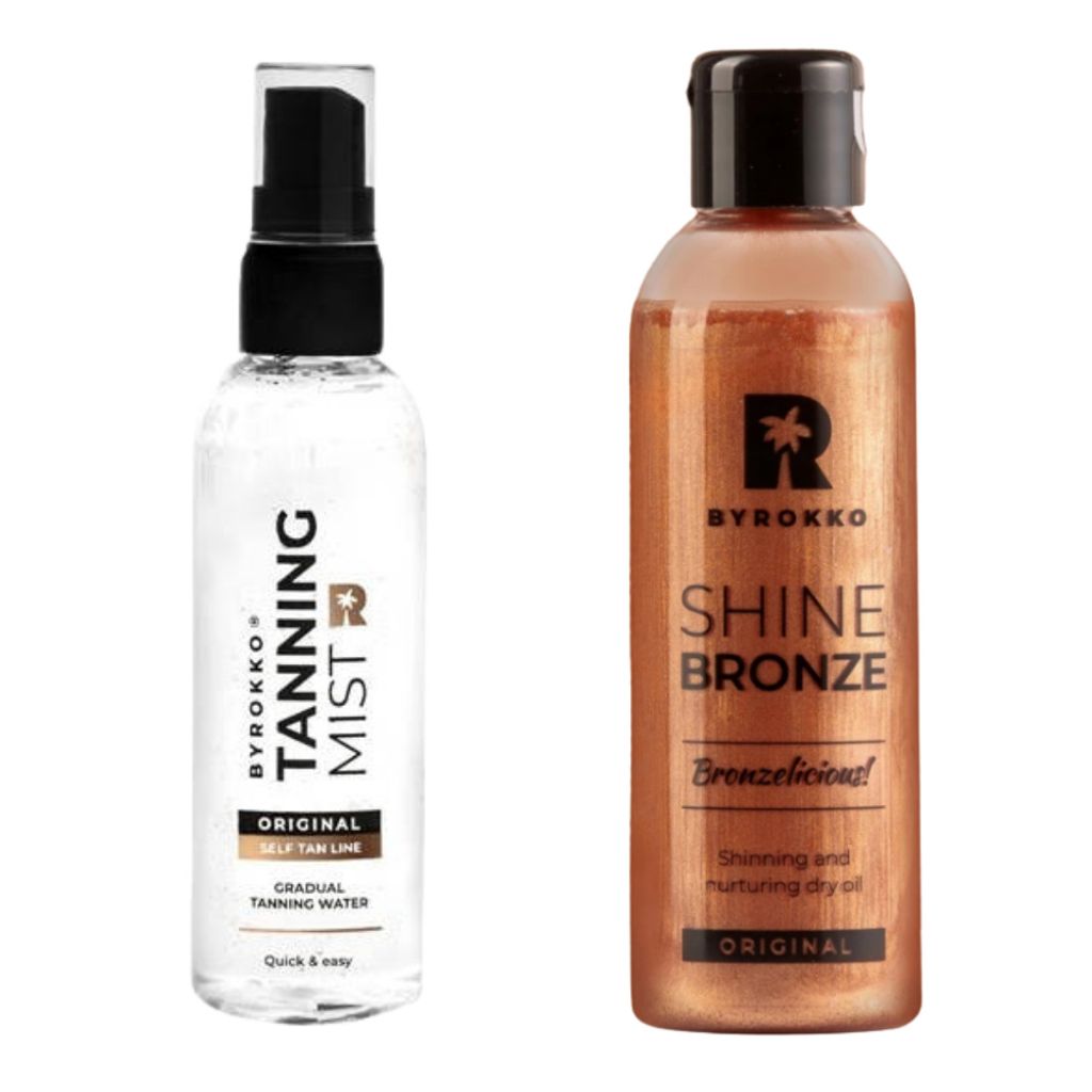 Byrokko Shine Bronze + Selbstbräunungsnebel