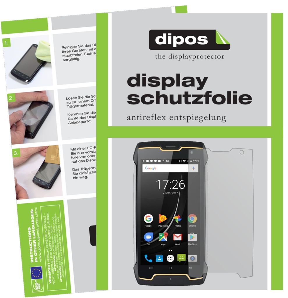 6x Schutzfolie für Cubot King Kong matt Displayschutzfolie Folie Display Schutz