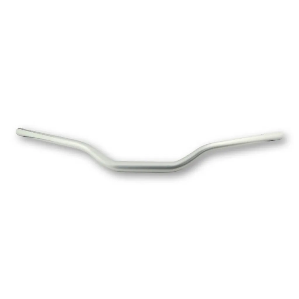 Guidon moto conique HIGHSIDER X01 en alu argent pour gros cube