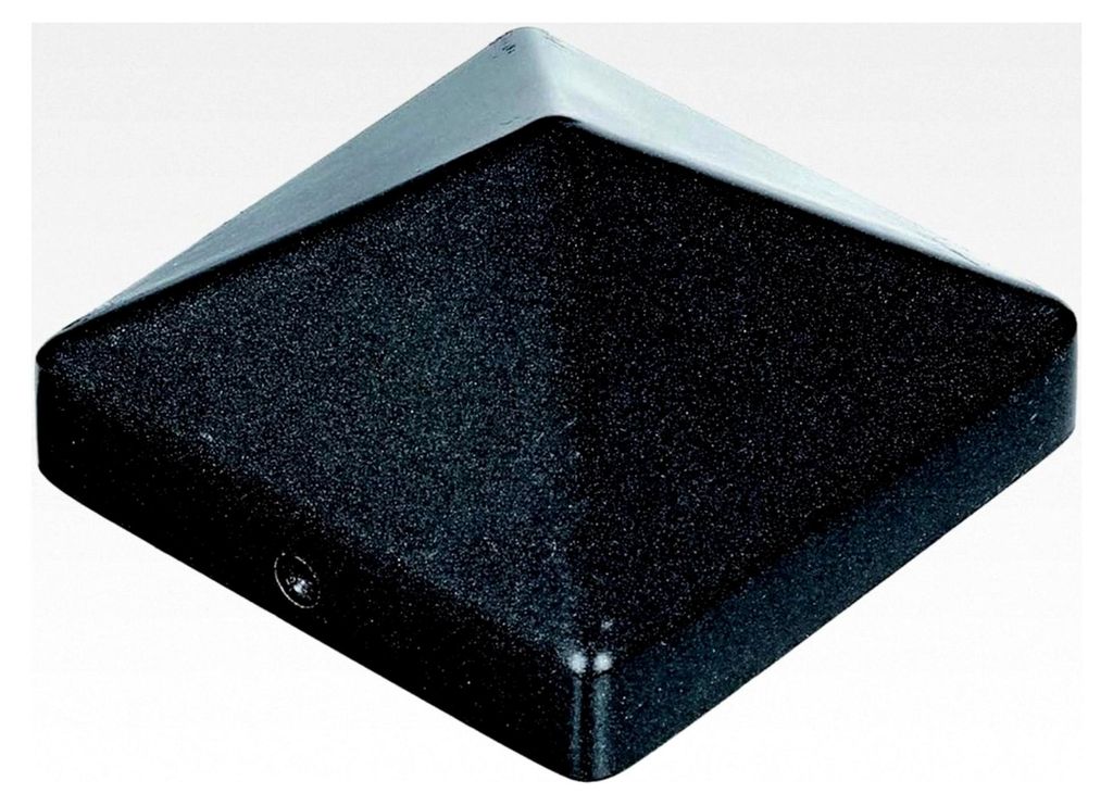 Pfostenabdeckung aus Aluminium anthrazit-metallic für Pfosten 90x90 mm