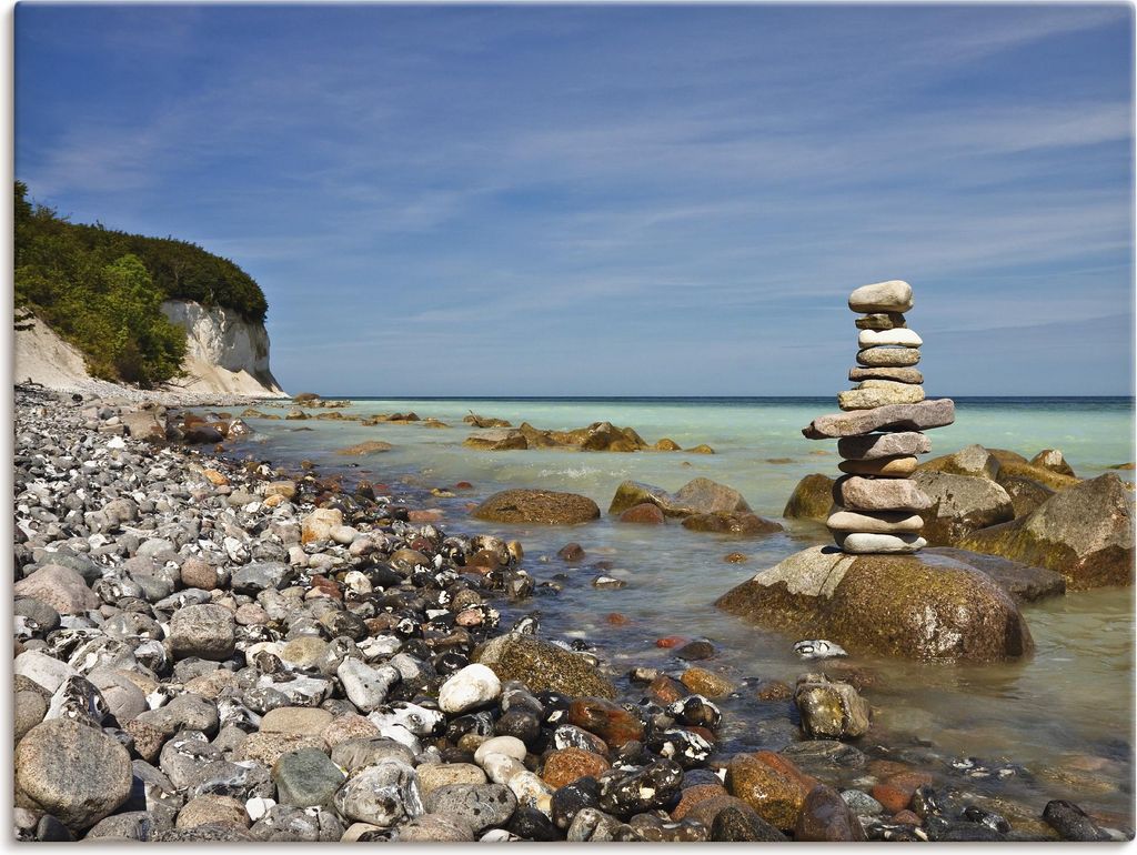 ARTland Leinwandbild An der Ostseeküste auf Rügen Größe: Produktbild 
