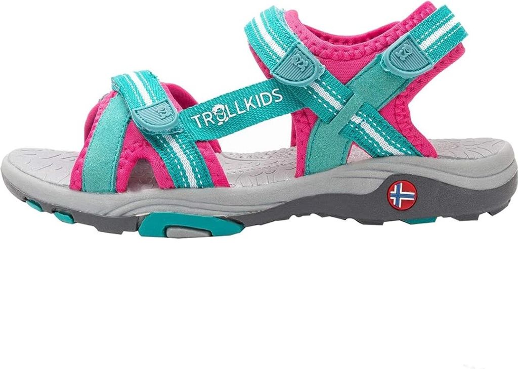 Trollkids Kinder Sandal Türkis 254-312 Grösse 28