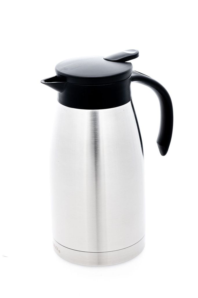 Thermokanne Edelstahl 0,35 Liter doppelwandig Isolierkanne Kaffeekanne Teekanne 