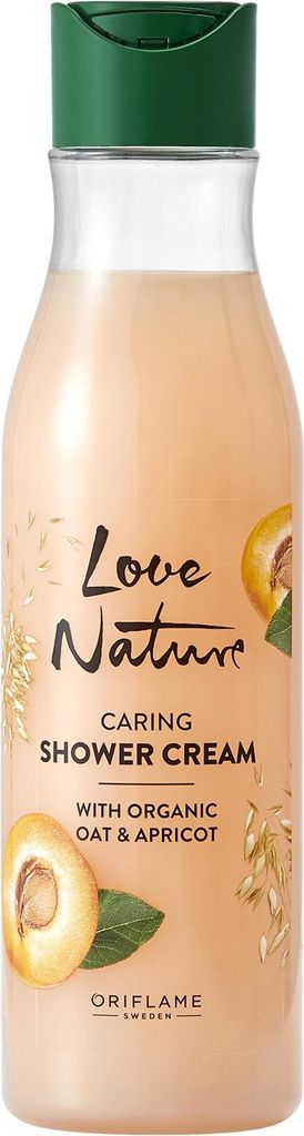 Oriflame Love Nature Pflegendes Duschgel mit Bio-Hafer und Aprikose 250 ml