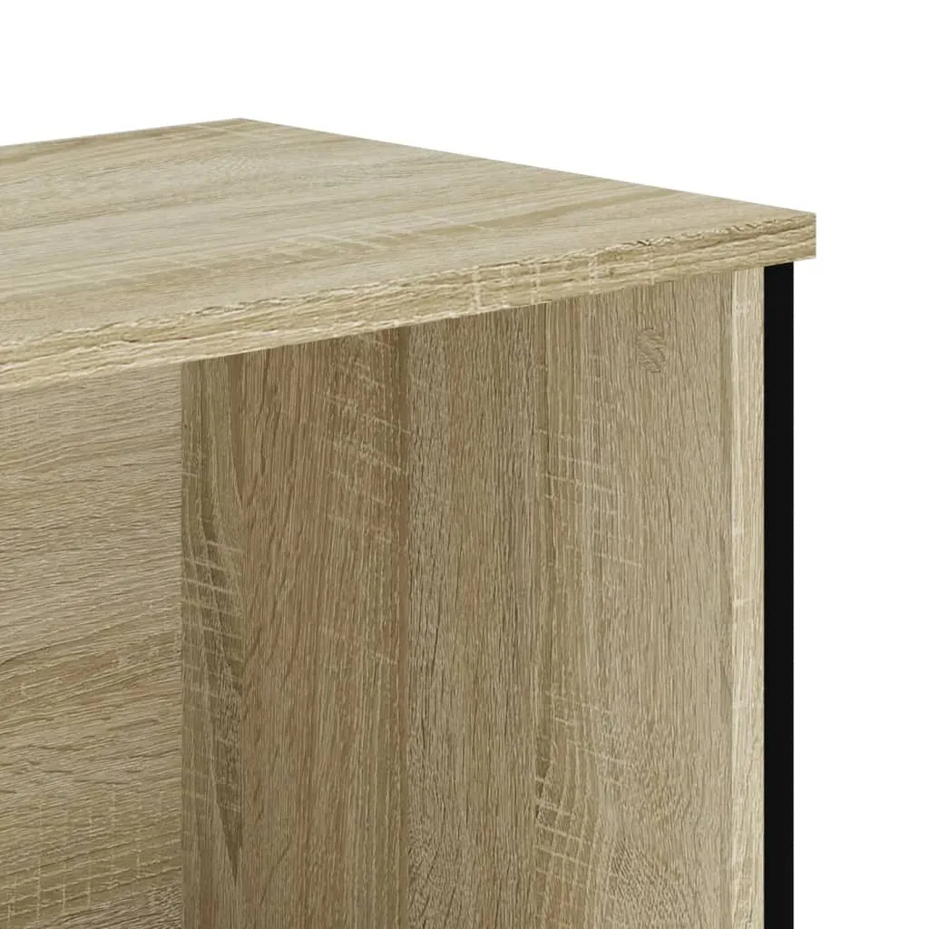 VidaXL Librerie 2 Pezzi Impilabili – Rovere Fumo 30x30x80 Cm – Modulari In Truciolato - 6