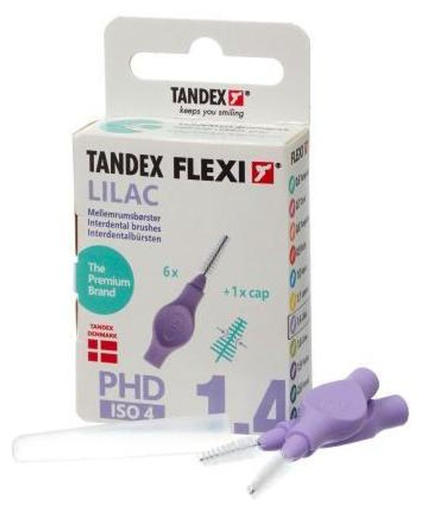 Tandex Flexi Interdentalb.Phd 1.4/iso 4 lilac 6X1 St