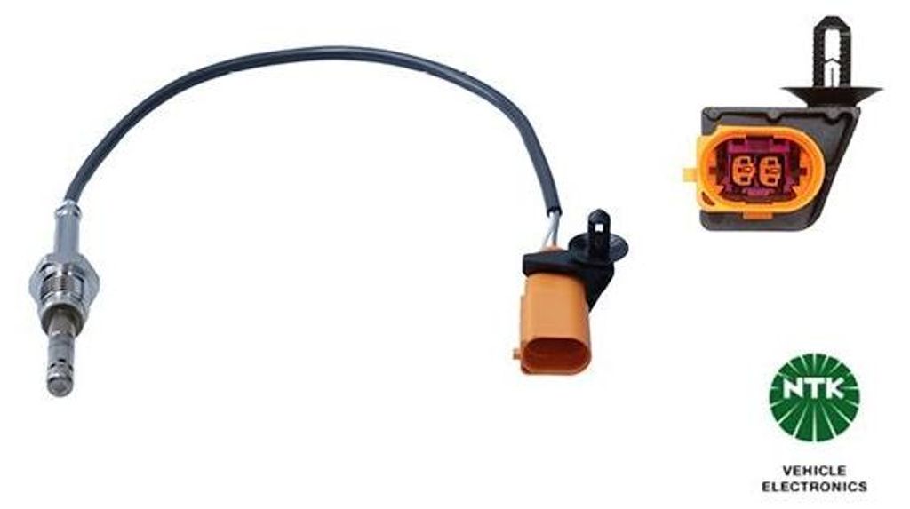Sensor Abgastemperatur 2 Leitungen NTK IAM-Expertise für u.a. VW CRAFTER