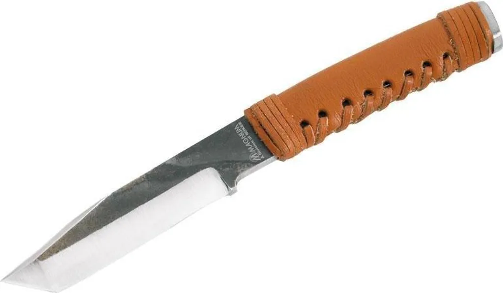 Couteau Survivant Magnum Lame Noire Tactique et Fourreau Rigide Inclus