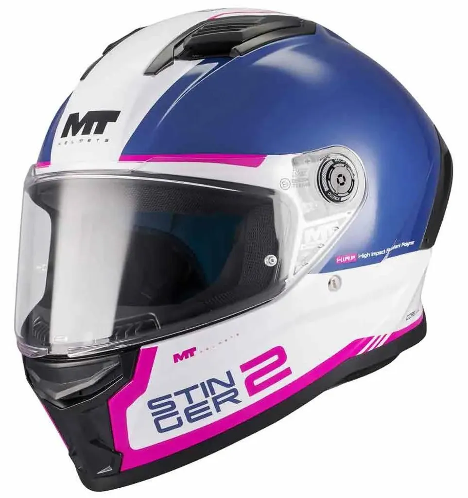 Casque Mt Helmets Stinger 2 Core bleu XS : confort et sécurité maximale