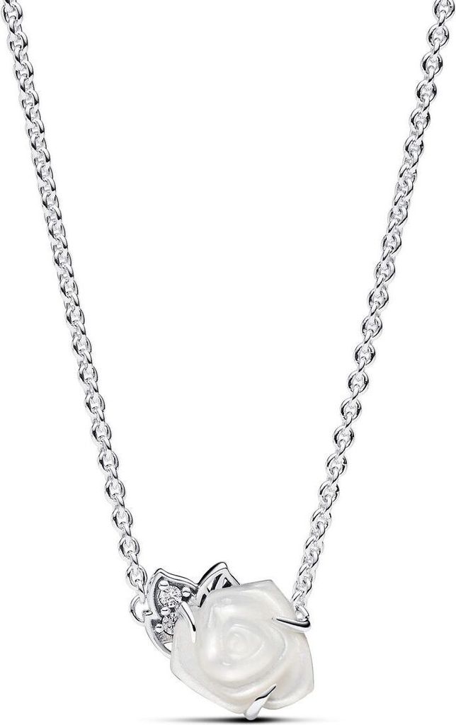 Damenkette White Rose in Bloom von PANDORA aus 925er Silber Produktbild 