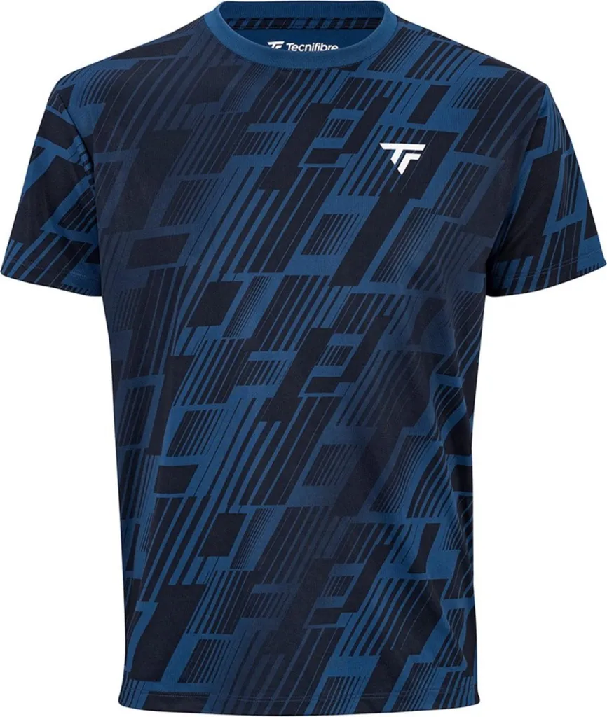 T-shirt Tecnifibre X-loop Anti-Transpiration et Sans Irritation Marine