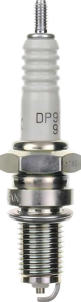 Zündkerzen Set NGK 4x DP9EA-9 Zündkerze, 19,0mm Langgewinde Ø 12,0mm Hex 18,0mm, Elektrodenabstand 0,90mm, Wärmewert 9, 6629