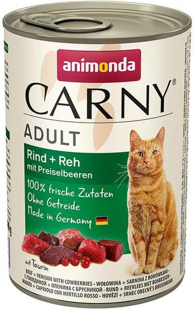 animonda Carny 4017721837163, Dorosły, Wołowina, Sarnina, Zdjęcie produktu 