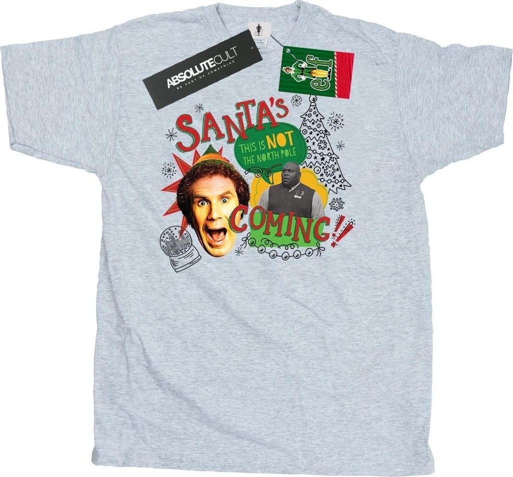 Elf - T-Shirt für Herren BI23766 (S) (Grau)