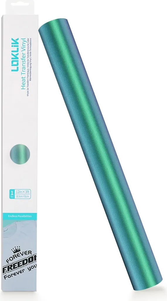 Vinyle Thermocollant Caméléon Vert et Violet pour Transfert Textile - 7