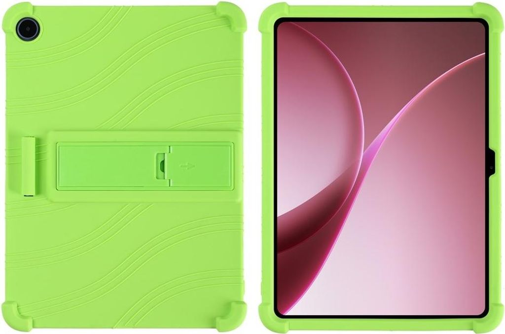 OnePlus Pad Go 2 Hülle - Coverup Silikon Back Cover mit Kickstand - Grün