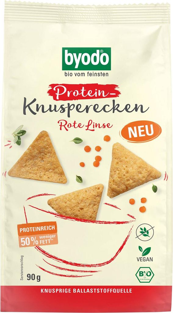 Knusperecken Červená šošovica Protein gf 90 g Obrázok produktu 