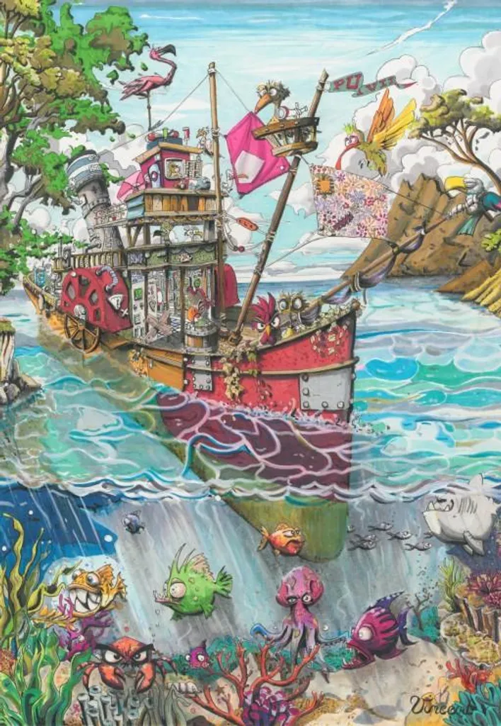 Puzzle 1000 pièces Bird Island Grafika - Jeu de patience et réflexion