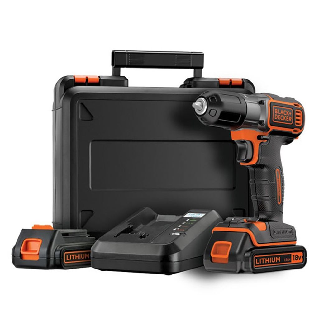 Black & Decker ASD18KB Akku Bohrschrauber Akkuschrauber 18V Produktbild 