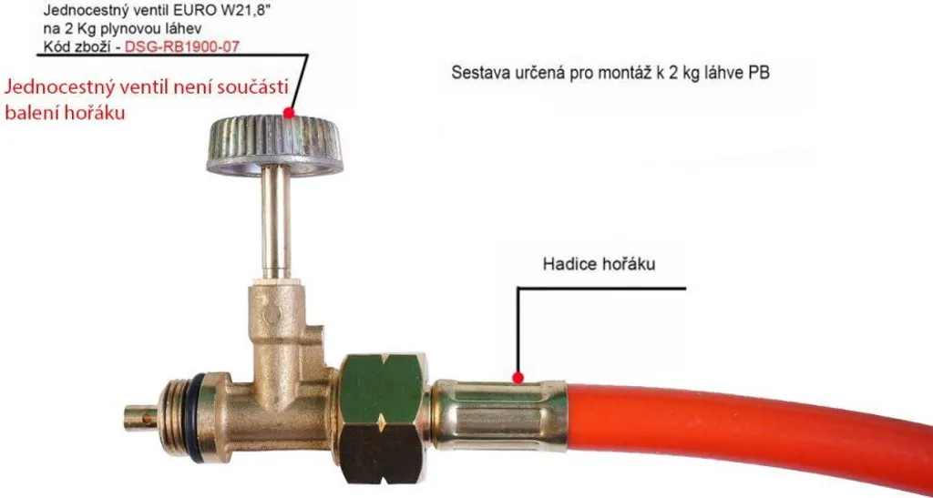 Bruciatore a gas GEKO con accessori - 9