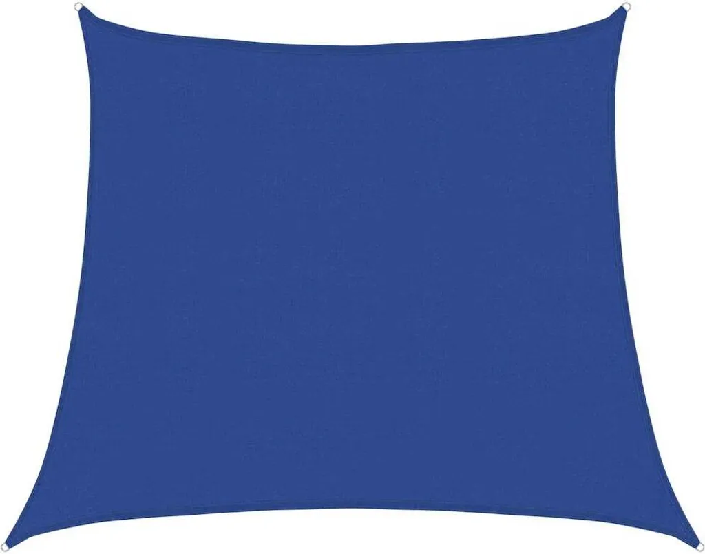 vidaXL Tenda da sole 160 g/m² di forma trapezoidale blu 4/5x4 m HDPE