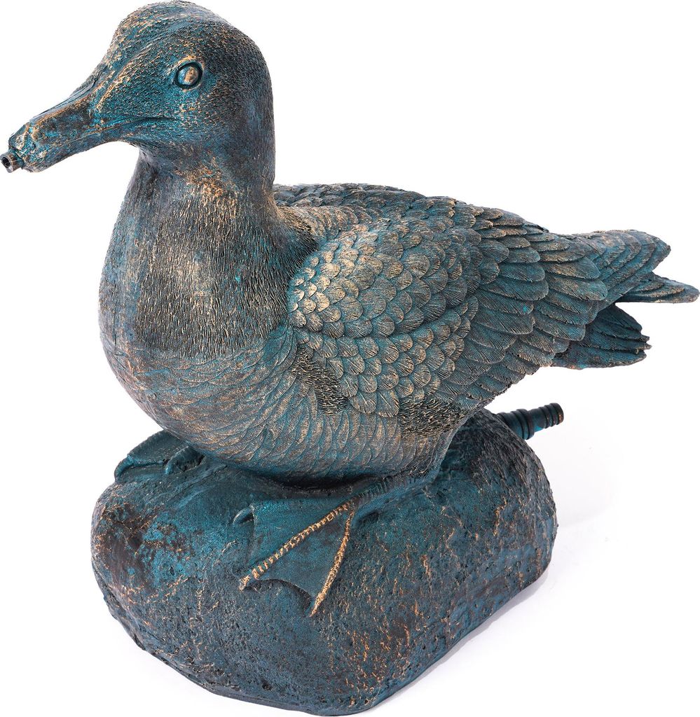 esotec Wasserspeier Ente Samuel, Einzelfigur mit Schlauch Produktbild 