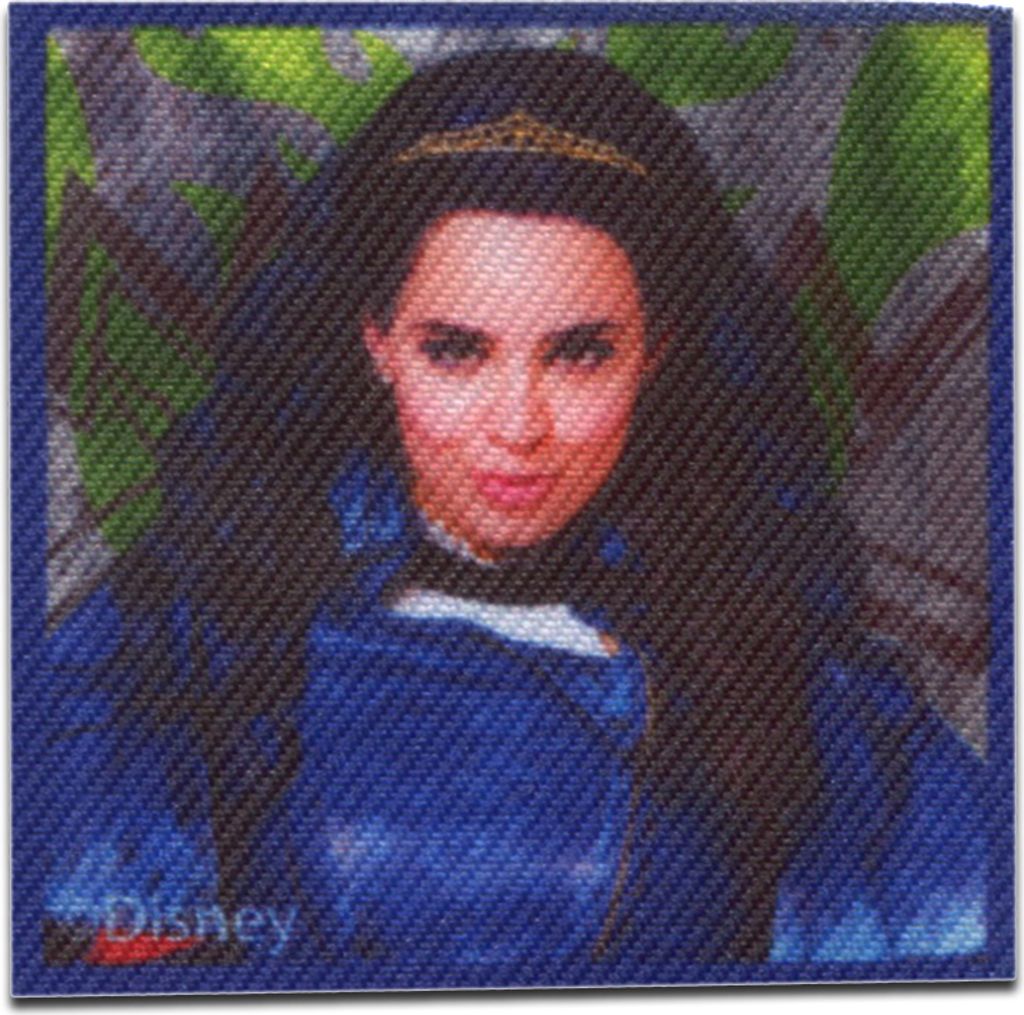 Disney Descendants Die Nachkommen Evie - Aufnäher, Bügelbild, Aufbügler, Applikationen, Patches, Größe: 5,3 x 5,3 cm