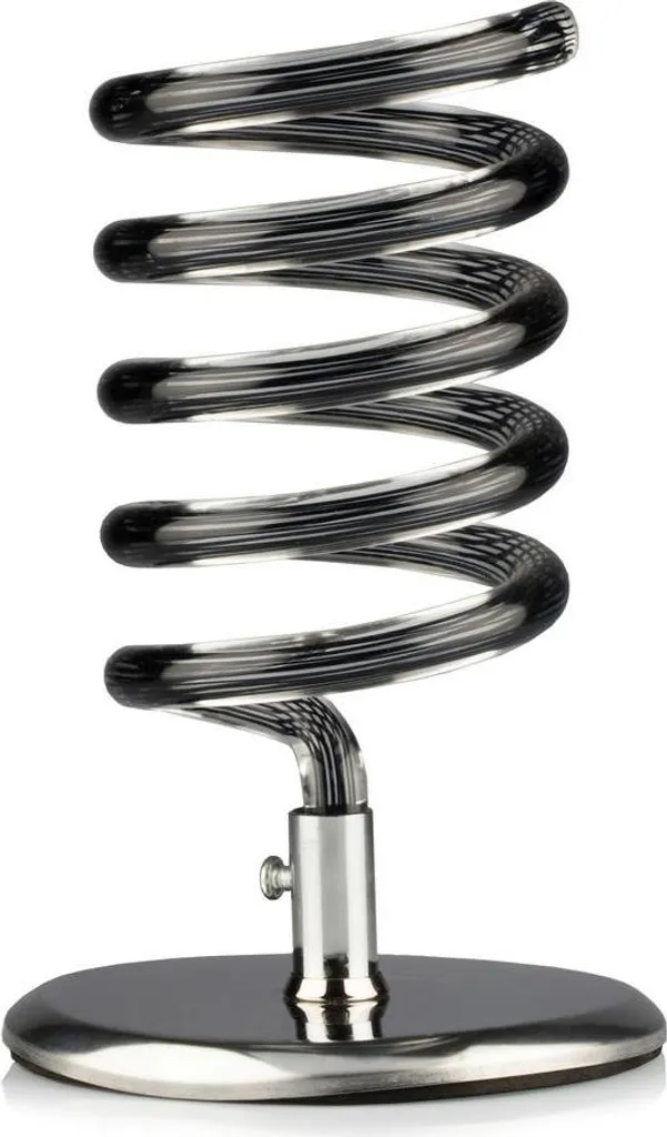 Support de sèche-cheveux K037 Labor Pro spirale robuste en métal noir