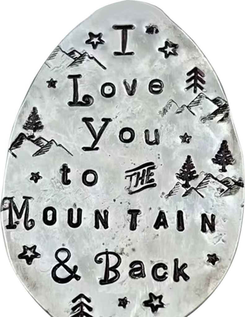 Gartenmarker aus Edelstahl, gravierter Löffel, Pflanzenetikett, Kräuter- und Gemüsemarker, Vintage-Pflanzenschild, Freundschaftsgeschenk für Ga...