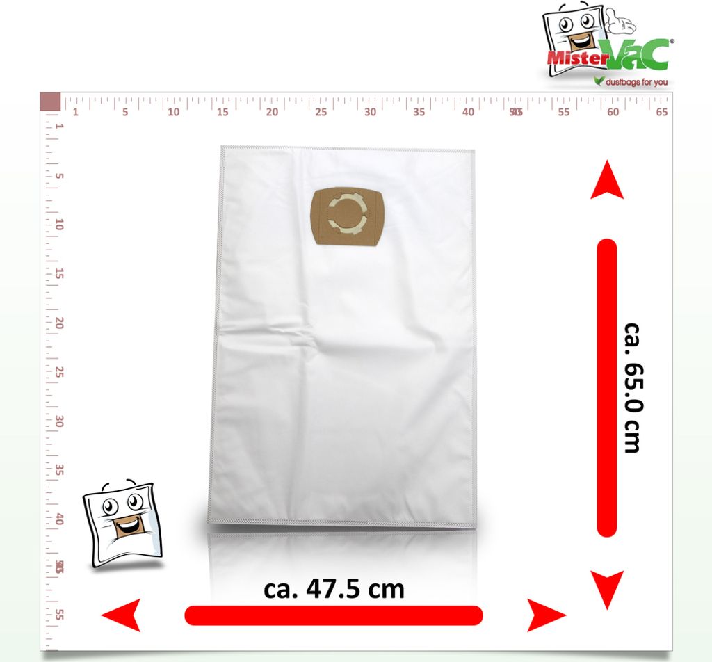 compatibel met stofzuigerzakken 10 stuks MisterVac