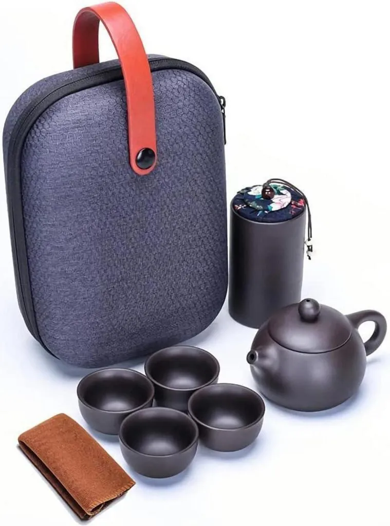 Regalo Esclusivo: Set da Tè Cinese Webao in Vetroceramica 7 Pezzi