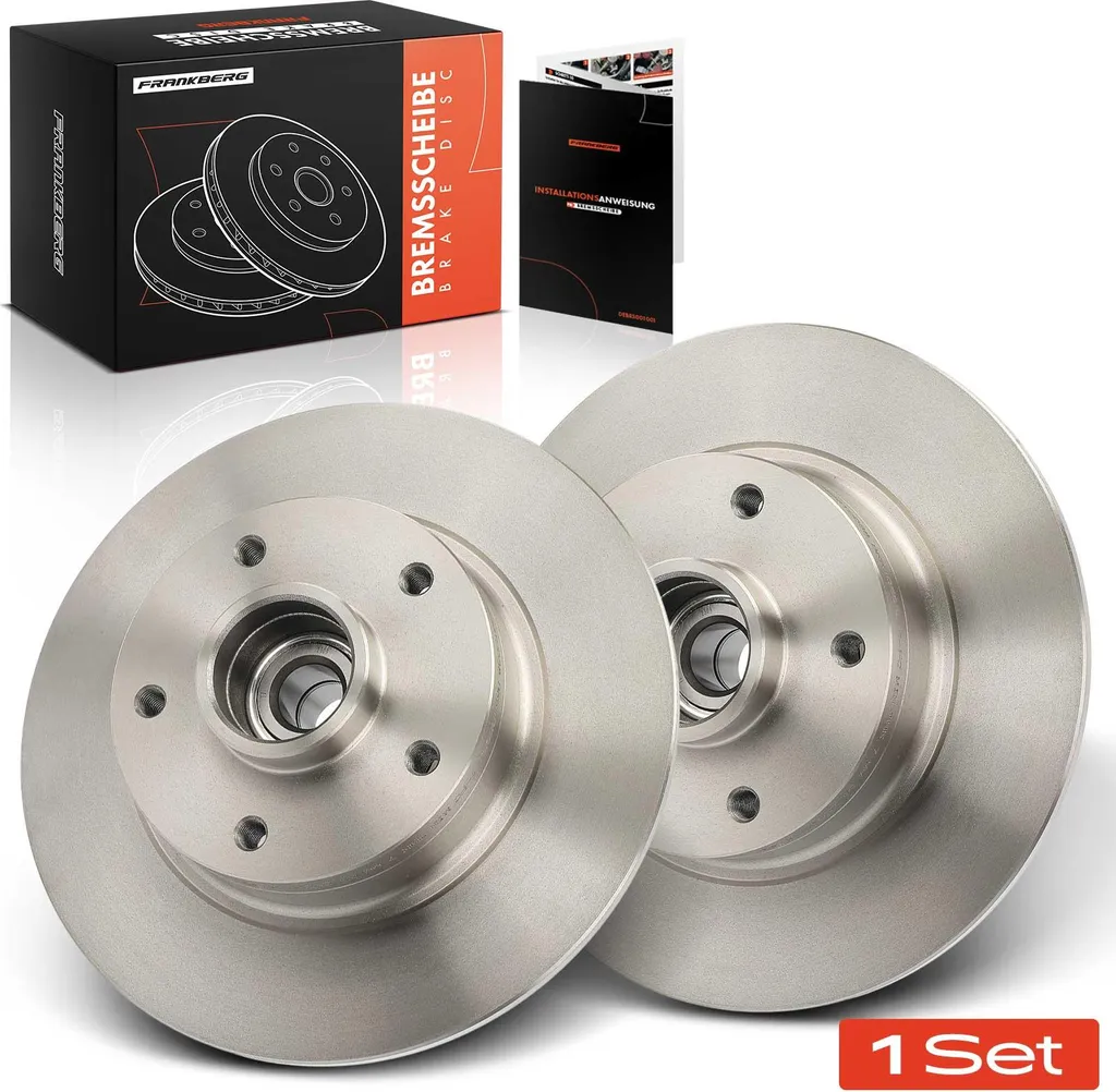 Paire de disques de frein arrière pour rénovation Renault Fluence