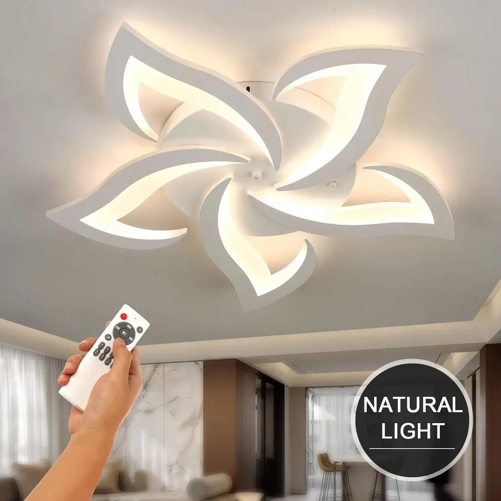 Plafonnier LED Variable avec Télécommande - 50W - 3 Modes de Température