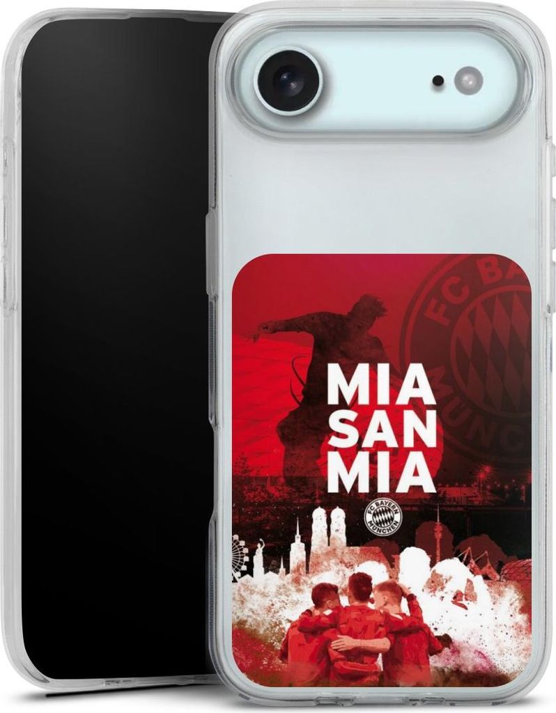 DeinDesign Handyhülle für Apple iPhone Air Silikon Hülle Case Smartphone Schutzhülle FC Bayern München FCB Mia San Mia