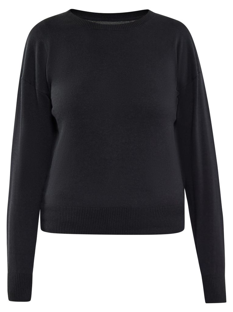 AODA damen strickjacke - schwarz, XL