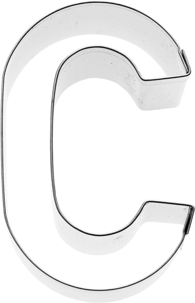 Birkmann Ausstechform Buchstabe C, Ausstecher, Plätzchenform, Keks, Plätzchen, Edelstahl, 6 cm, 196315